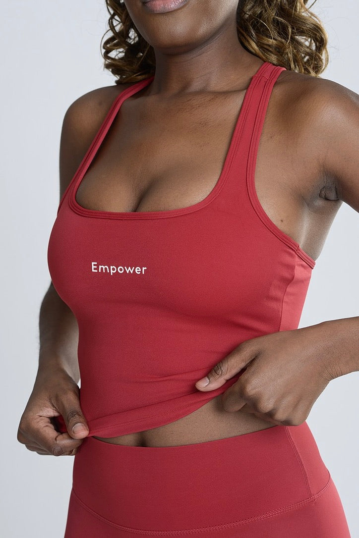 Essential Ultra Thin Top - Deep Red