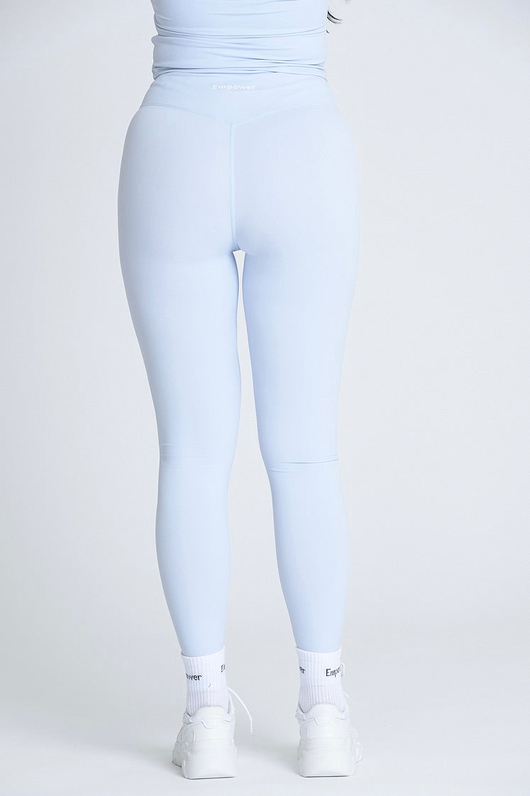 Pilates Luxe Sculpt Tights - Ice Blue