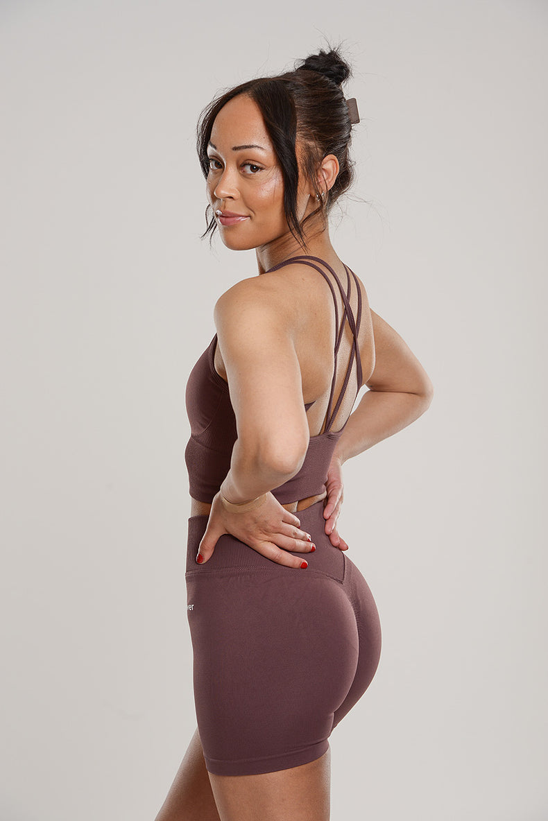 Signature Contouring Top Burgundy