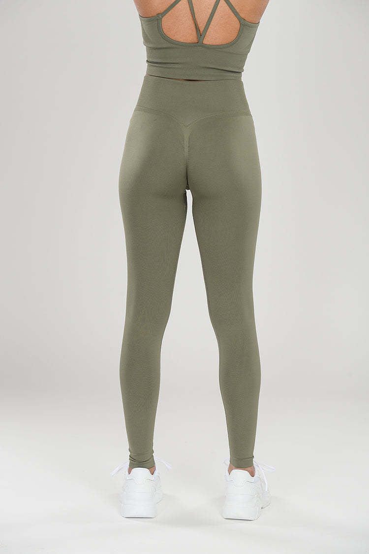 Signature Contouring Tights Green