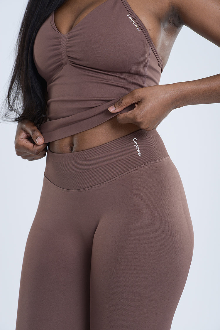 Signature Sculpt Halter Set - Espresso