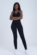 Ultra Smooth Contour Halter Set - Midnight Black