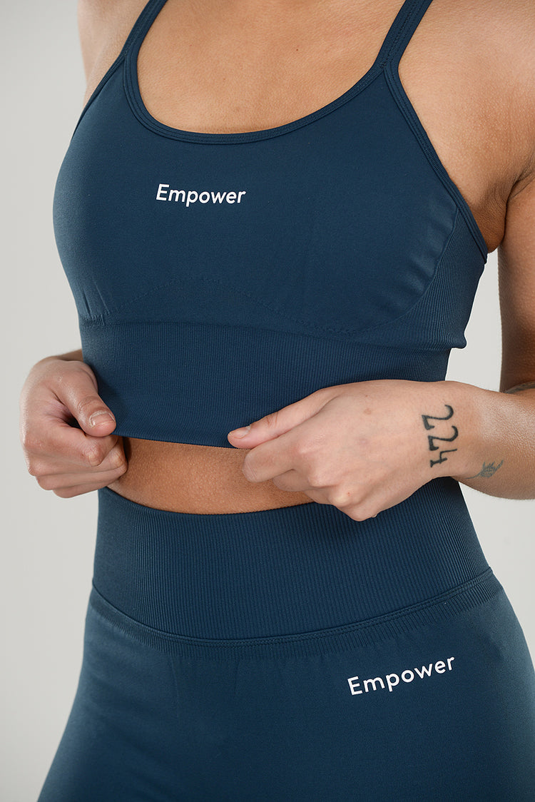 Signature Contouring Top Midnight Blue