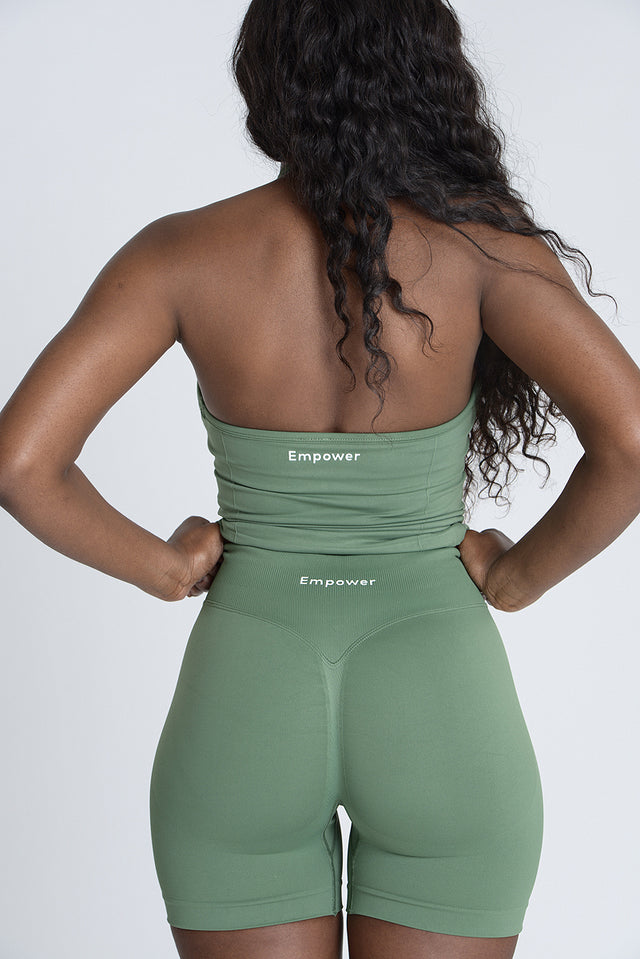 Empower Smooth Contour Halter Summer Set - Olive Green