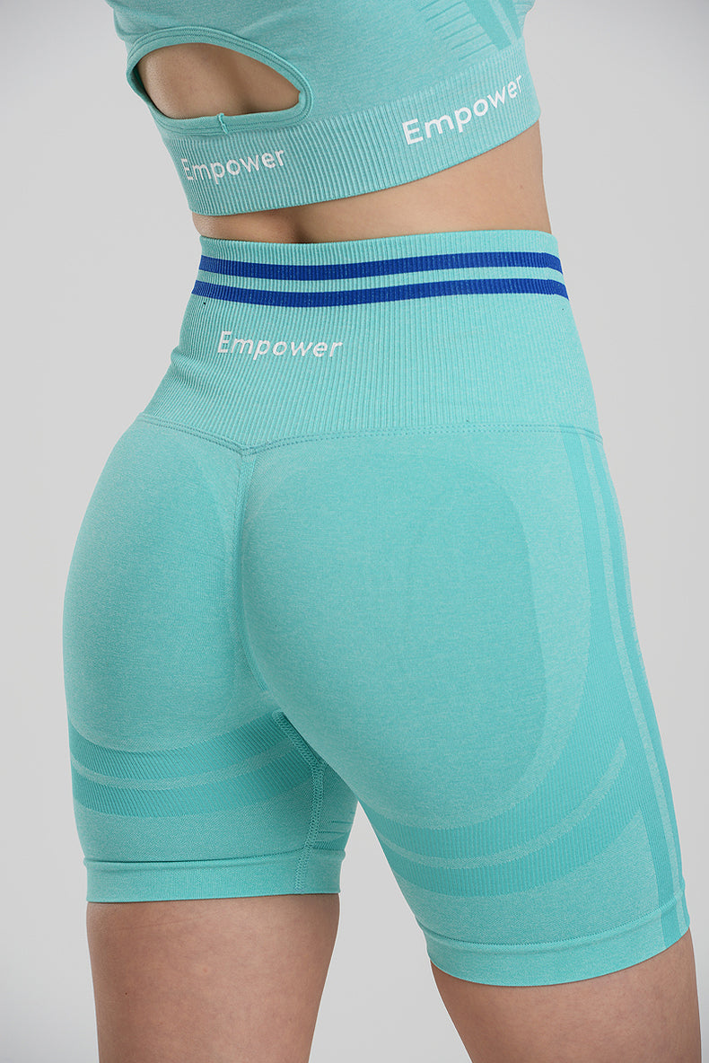 Shape Contouring Shorts Coral Green