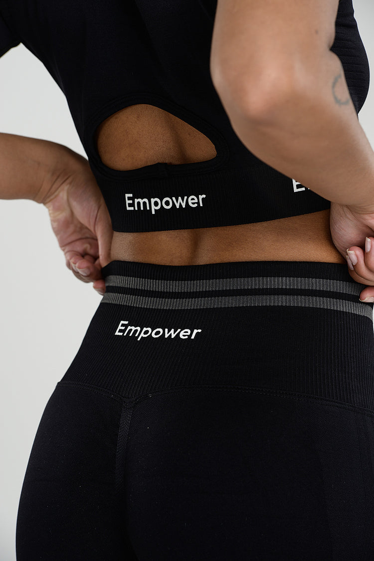 Shape Contouring Tights Black