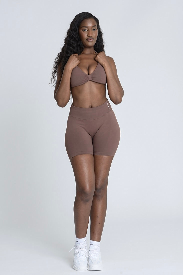 Signature Sculpt Halter Summer Set - Espresso