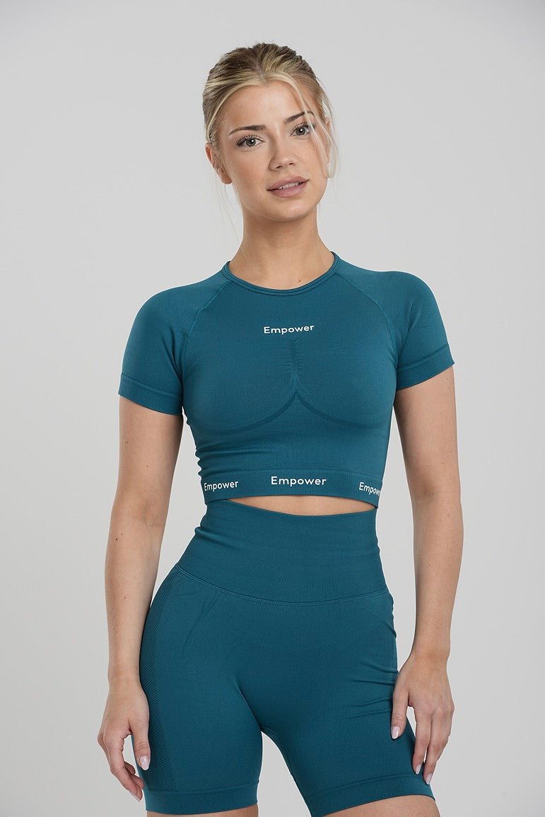 Ultra Contour Seamless T-Shirt Dark Turquoise