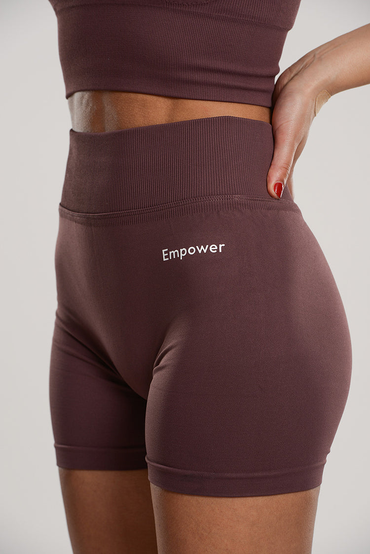 Signature Contouring Shorts Burgundy