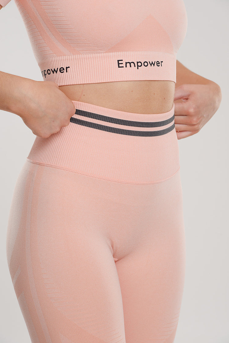 Shape Contouring Tights Coral Pink