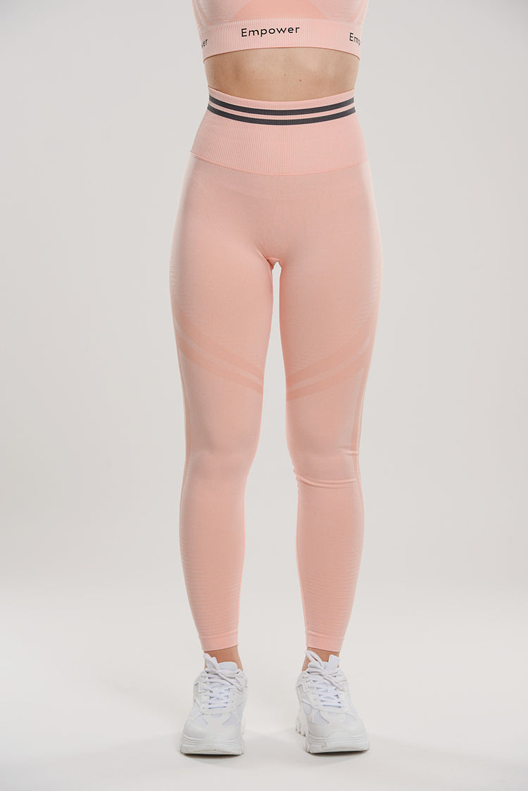 Shape Contouring Tights Coral Pink