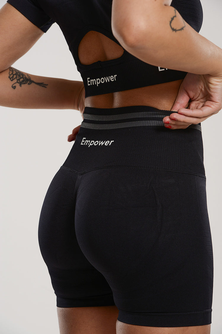 Shape Contouring Shorts Black