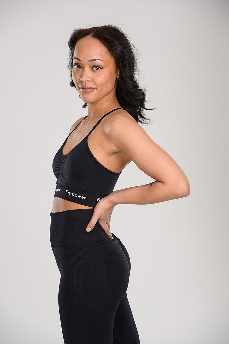 Empower Seamless Contouring Top Black