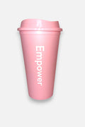 Empower Reusable Coffee Cup Coral Pink