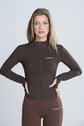 Airflow Luxe Zip Jacket Dark Espresso 