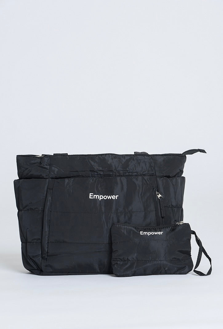Empower Fluffy Bag - Midnight Black