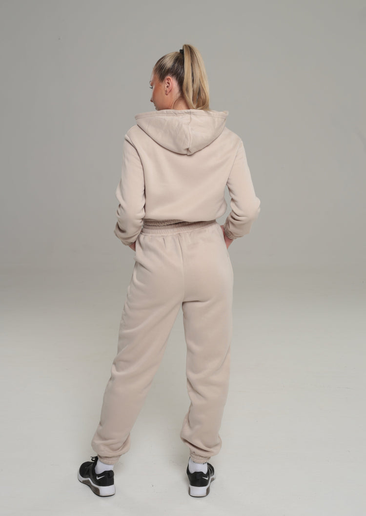 Signature Hoodie Set Beige
