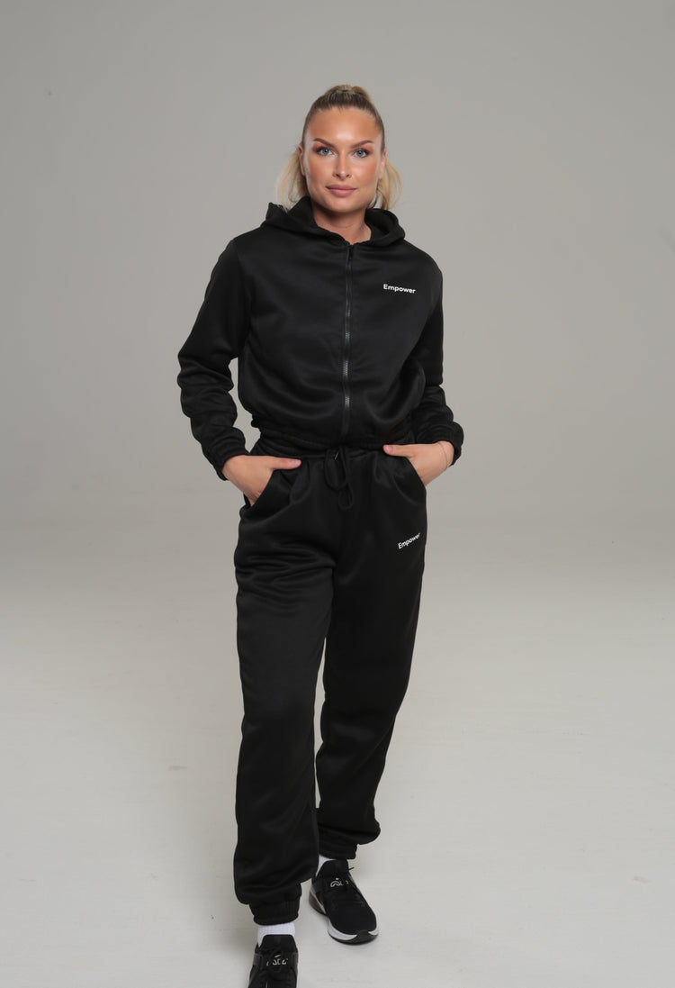 Signature Hoodie Set Black