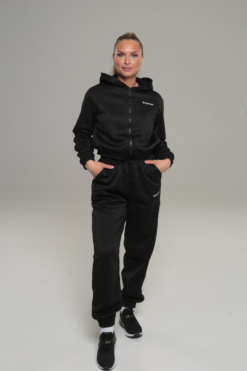 Signature Hoodie Set Black