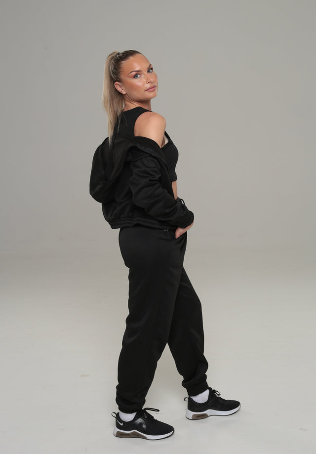 Signature Hoodie Set Black