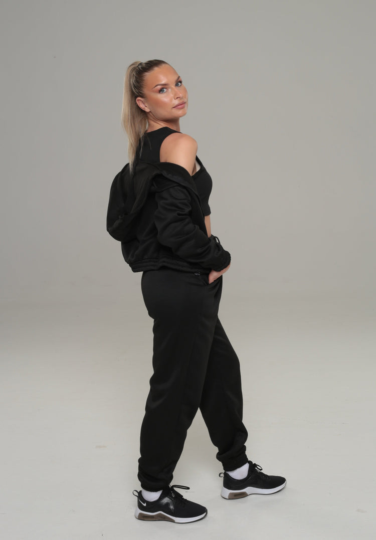 Signature Hoodie Set Black