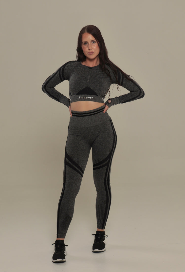 Amalia Long Sleeve Set Grey