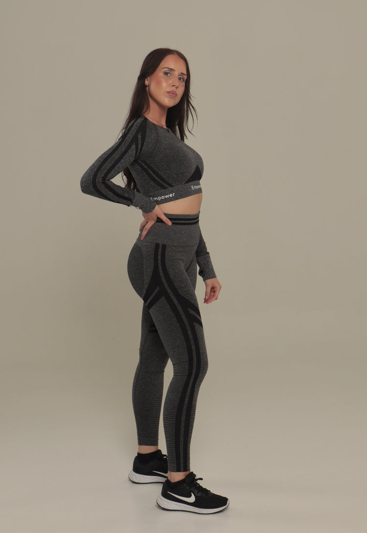 Amalia Long Sleeve Set Grey