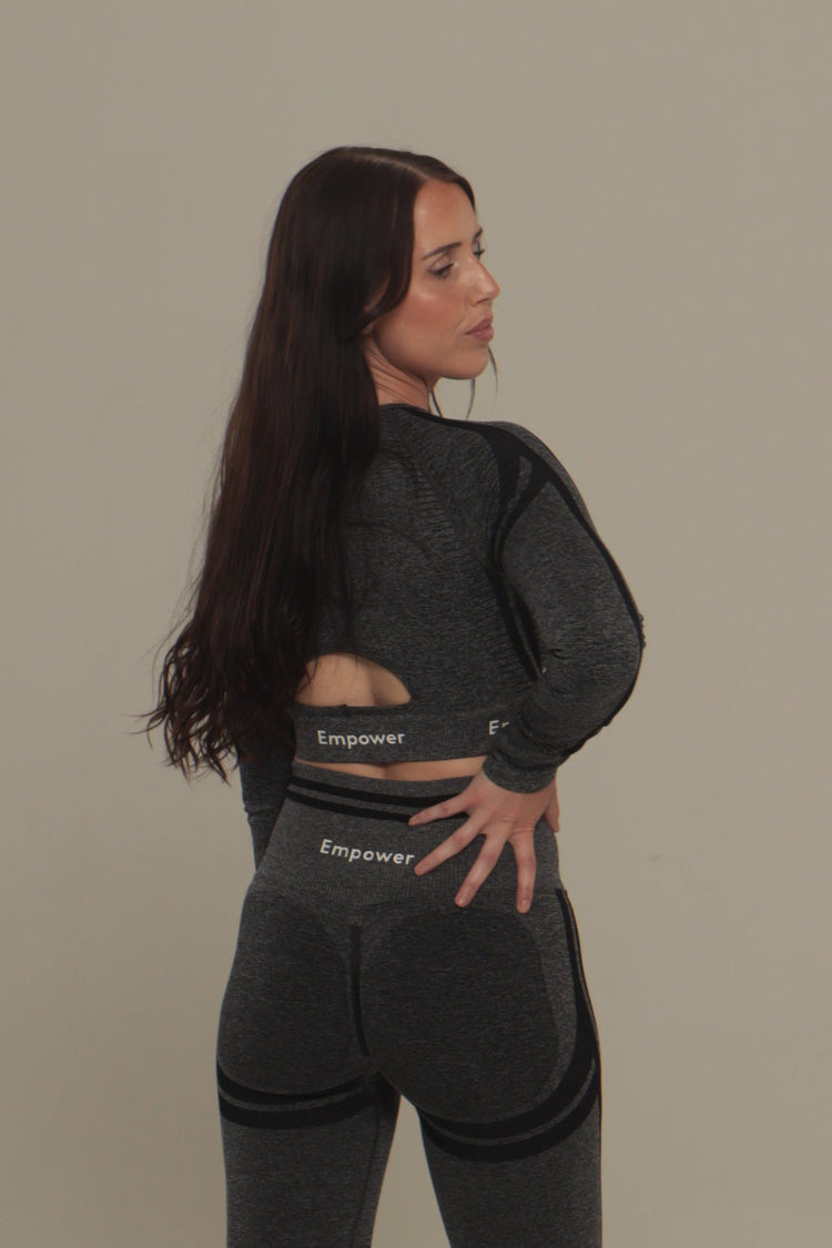 Amalia Long Sleeve Top Grey
