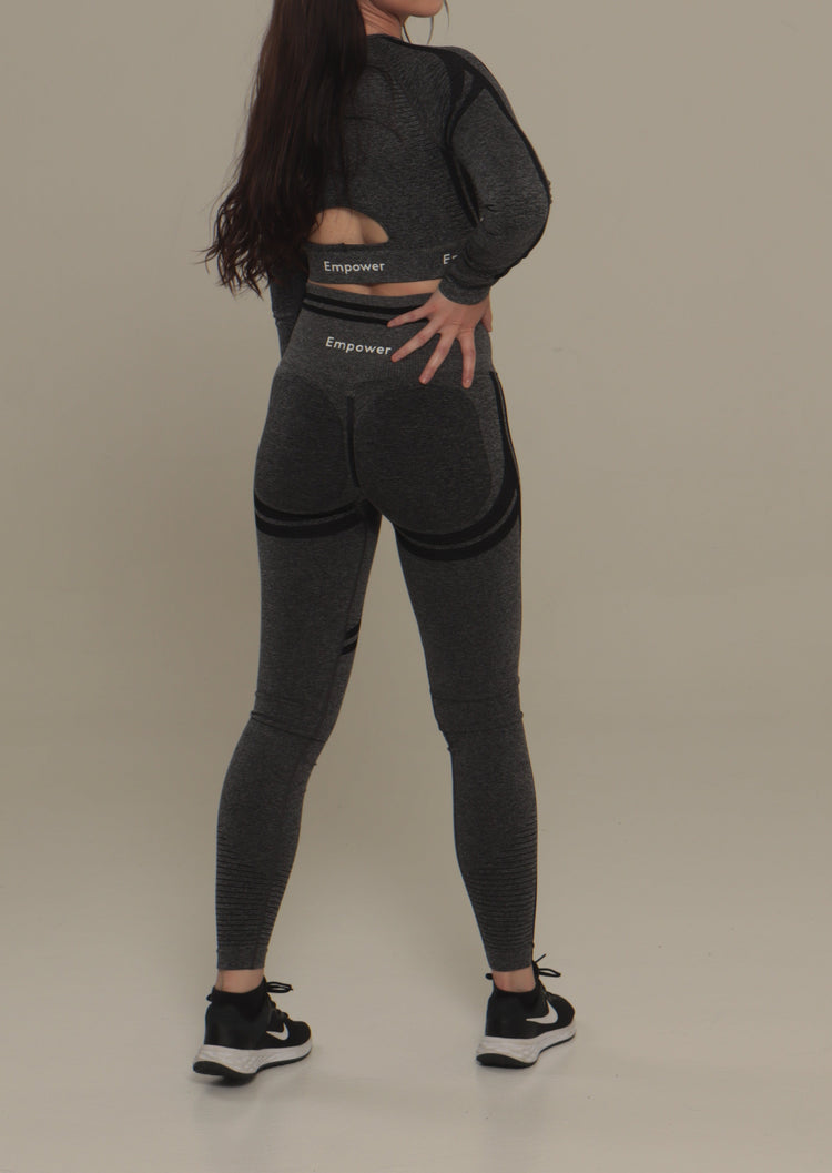 Amalia Scrunch Leggings Grey