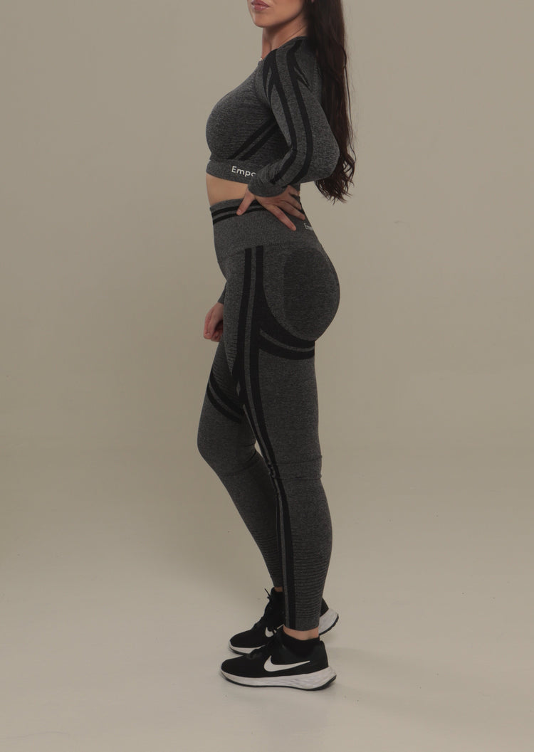 Amalia Scrunch Leggings Grey