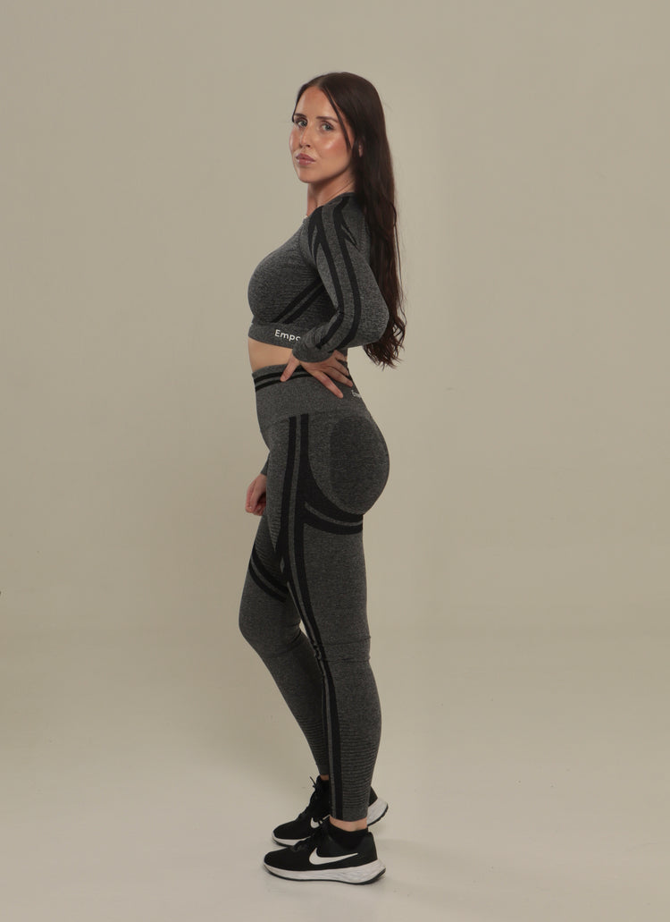 Amalia Long Sleeve Set Grey