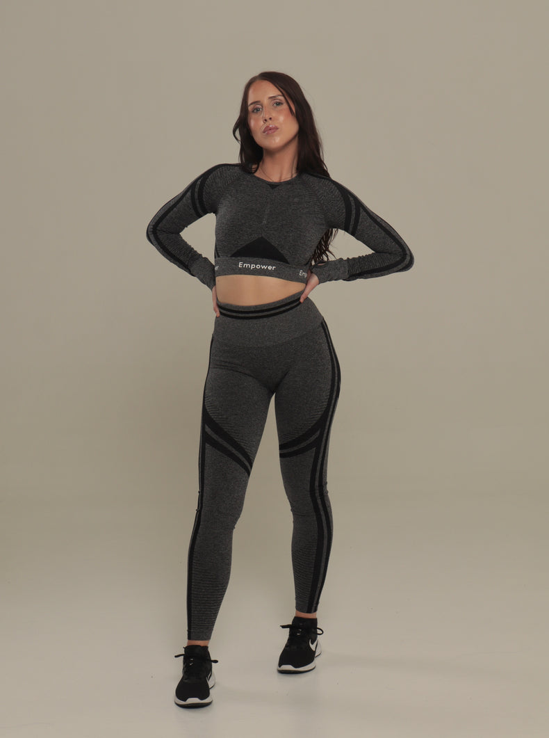 Amalia Long Sleeve Set Grey