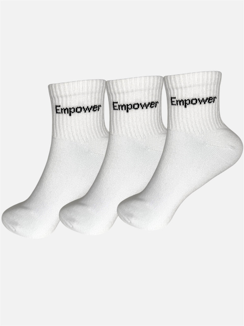 Låga Träningsstrumpor 3-pack Vit