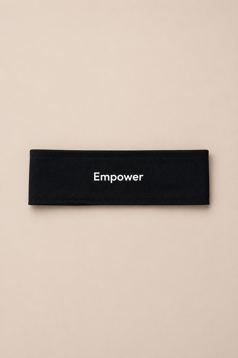 Pilates Luxe Headband - Midnight Black