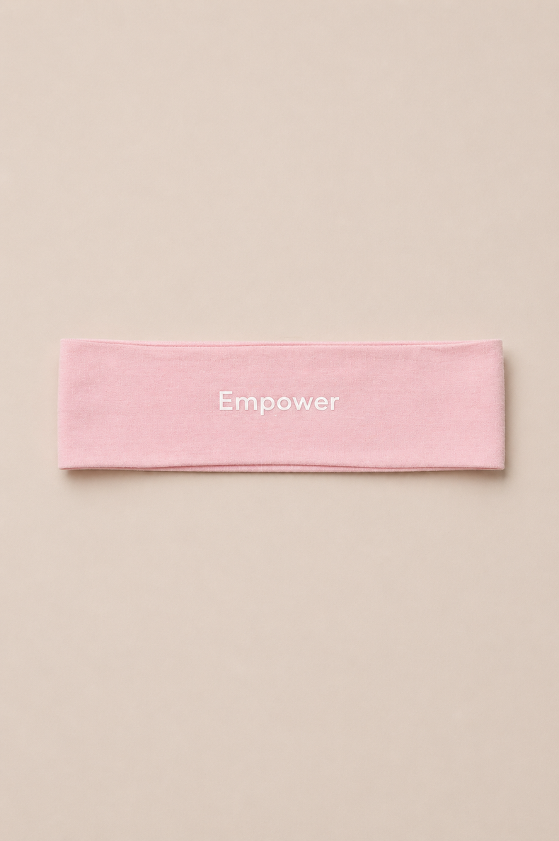 Pilates Luxe Headband - Powder Pink