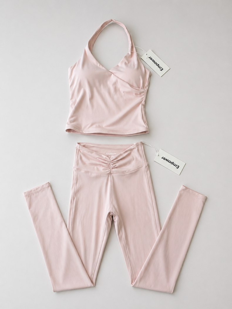 Pilates Luxe Sculpt Set - Powder Pink