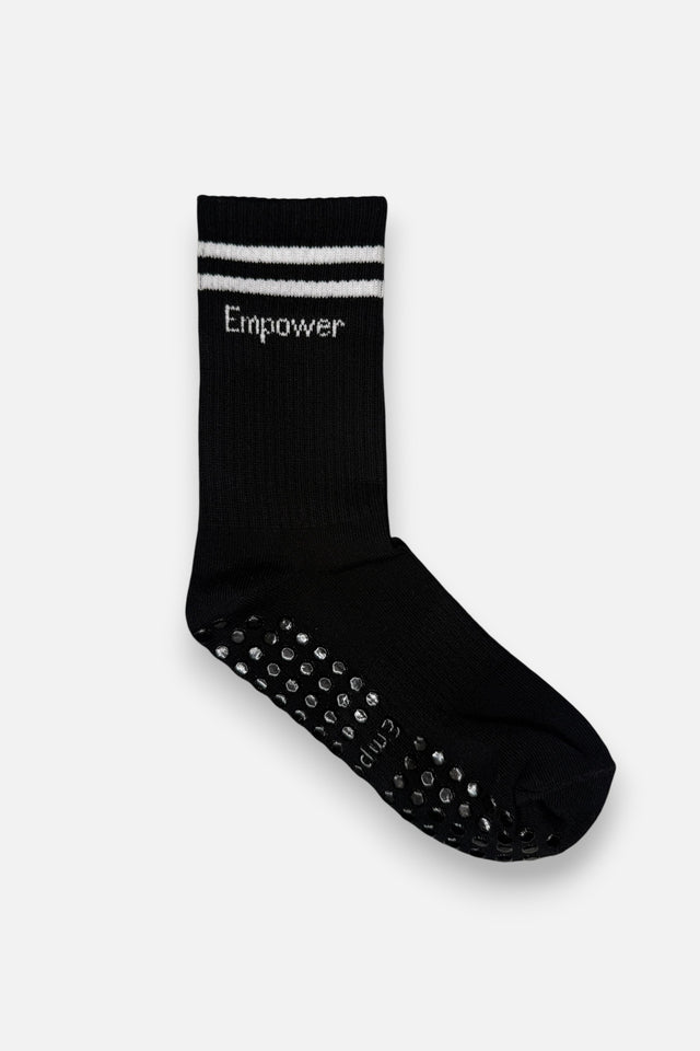 Pilates Strumpor Med Grepp 1-Pack Svart