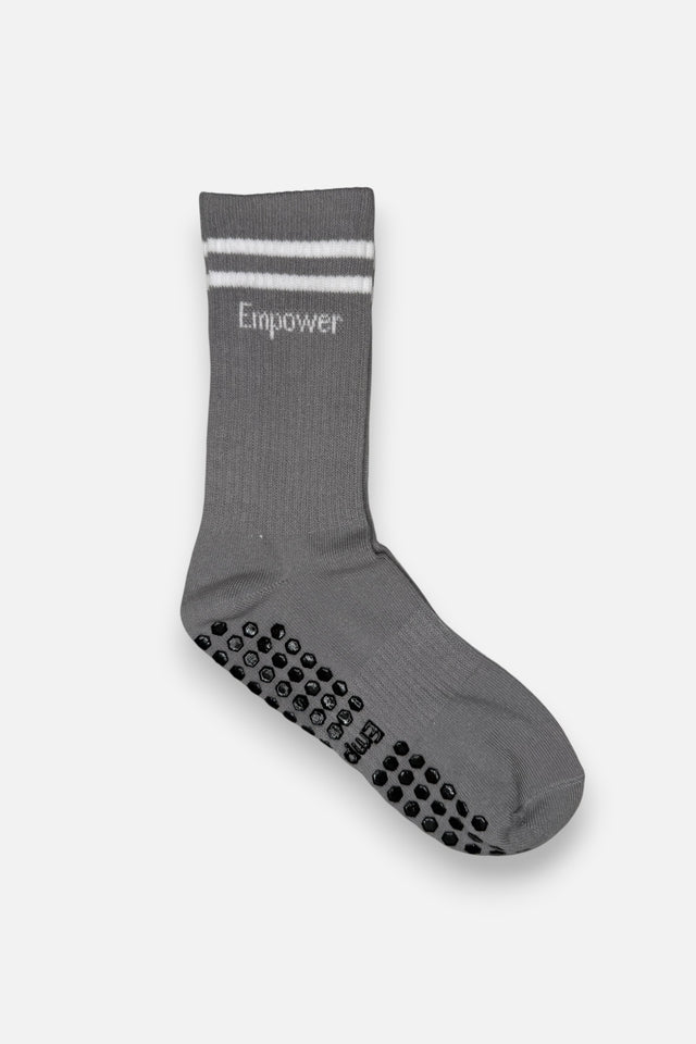 Pilates Strumpor Med Grepp 1-Pack Grå