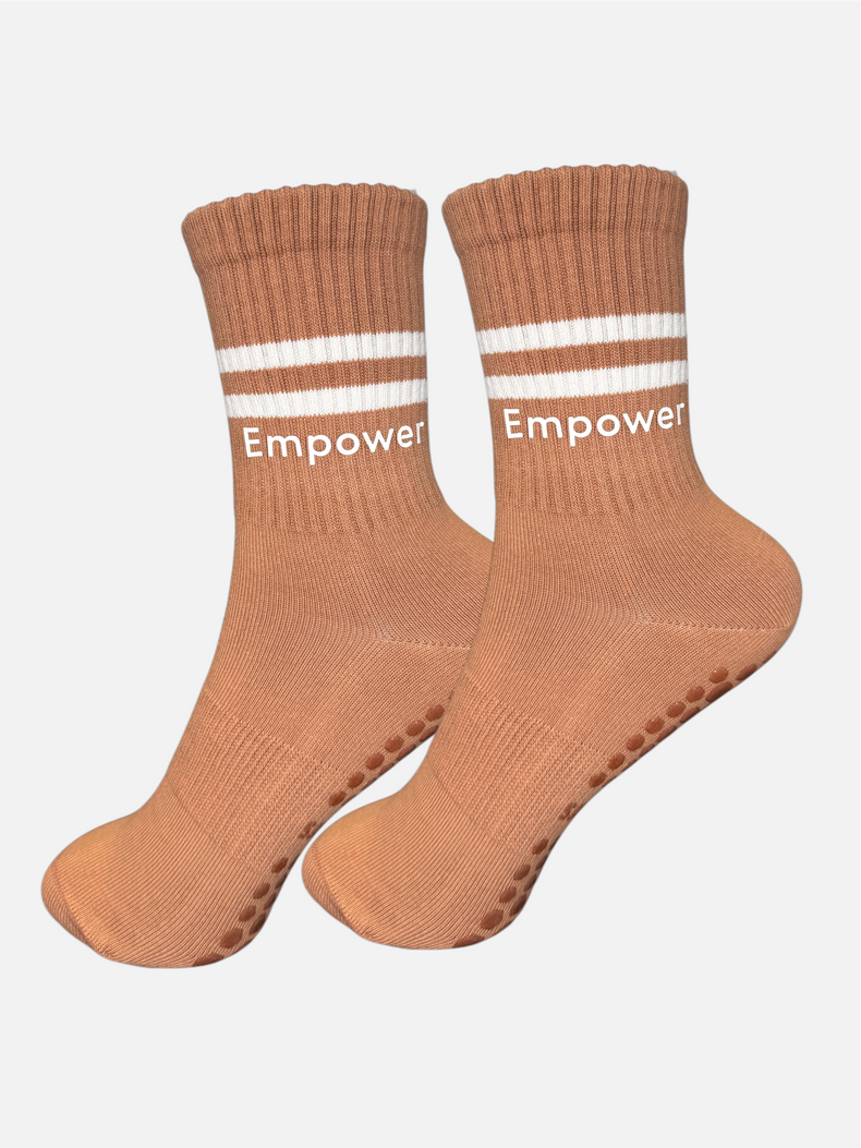 Joogasukat, liukuesteillä 2-pack Khaki